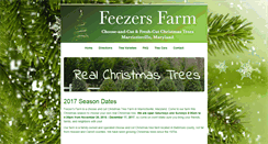 Desktop Screenshot of feezersfarm.com