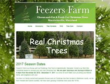 Tablet Screenshot of feezersfarm.com